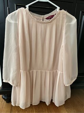 Ted Baker Pleated Peplum Top